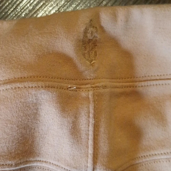 Free People Movement Tan High Waisted Flare Split Leg Pants A42 - Picture 8 of 8